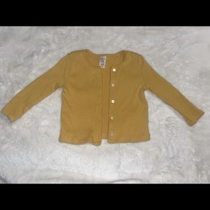 Carter’s baby girls gold sweater